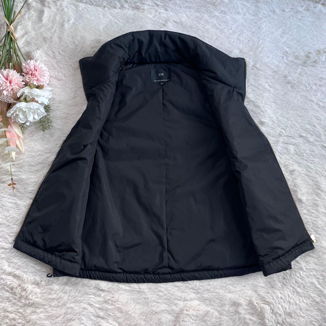 24AW 美品✨23区【撥水加工/洗える】中綿 ショートパディング ベスト 38