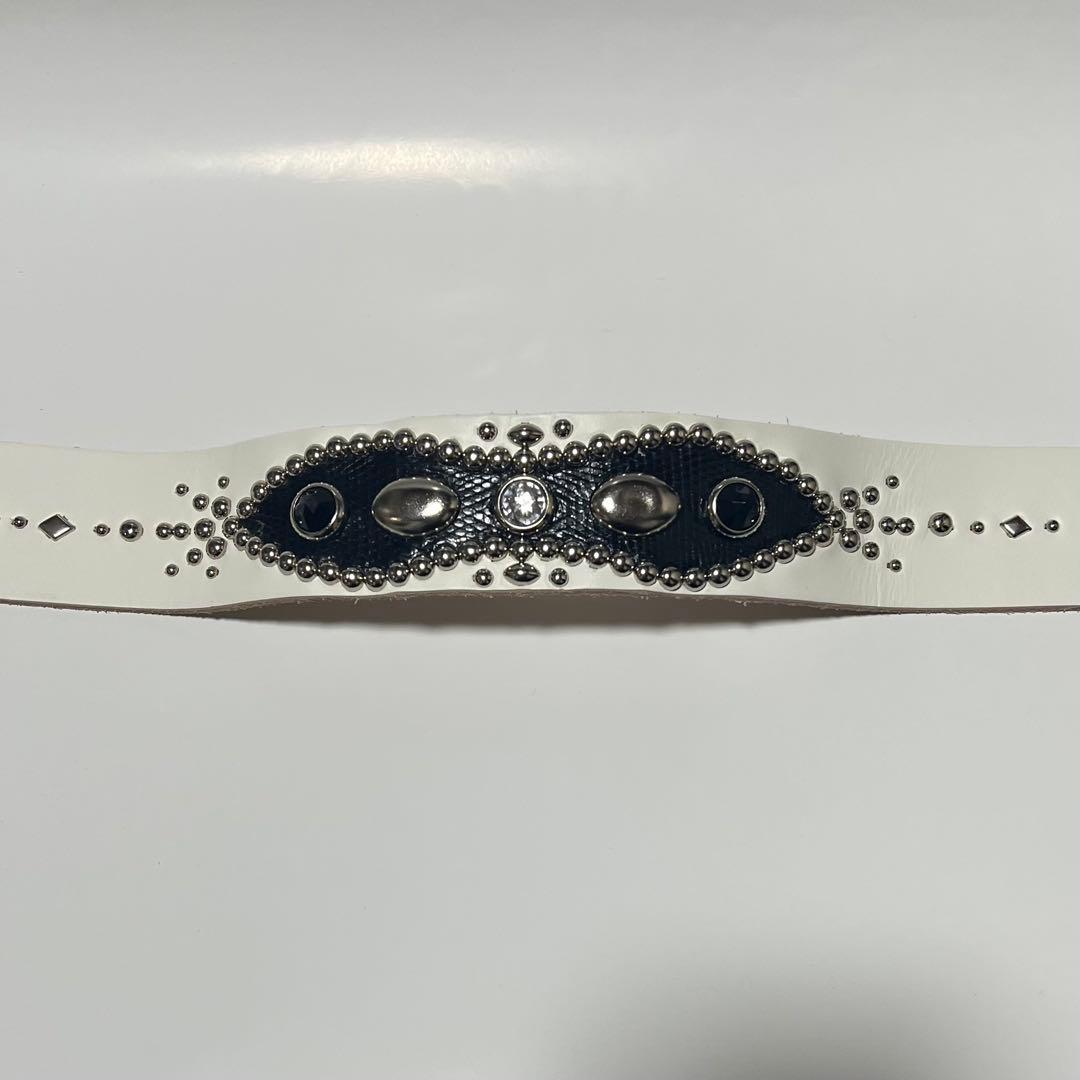 jana ウルフズヘッドタイプ スタッズベルト 32インチ