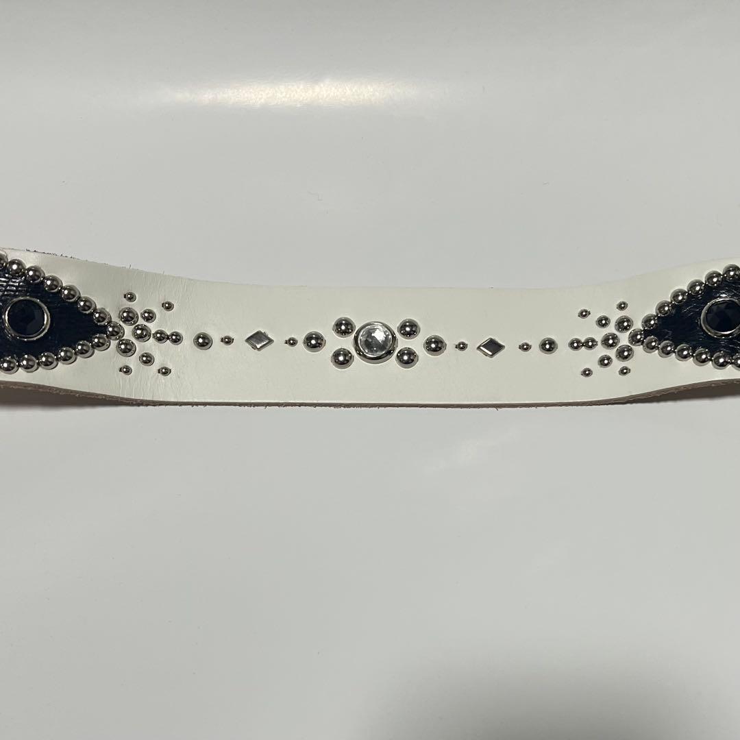 jana ウルフズヘッドタイプ スタッズベルト 32インチ