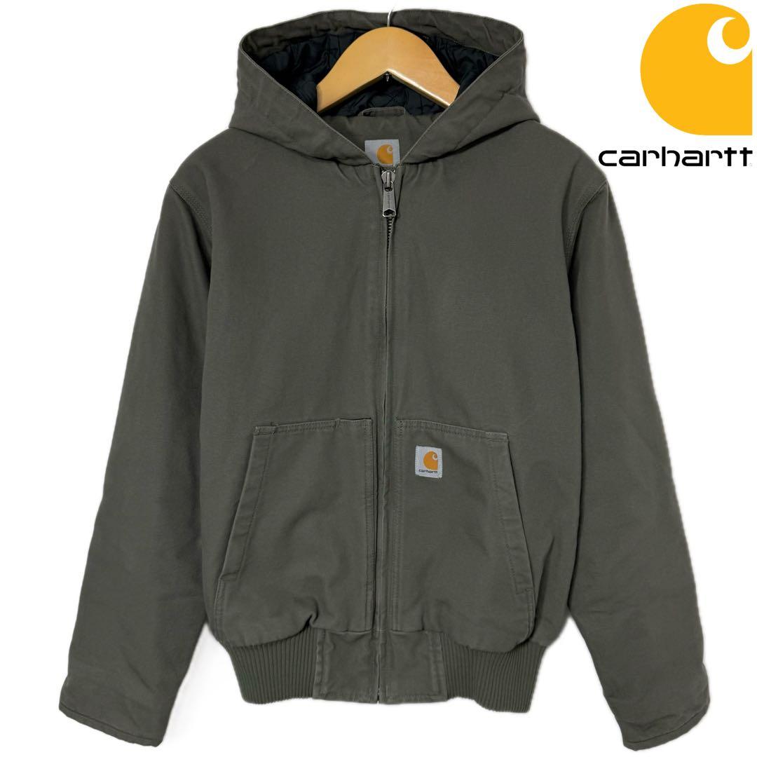 Carhartt WASHED ACTIVE JACKET モスグリーン S