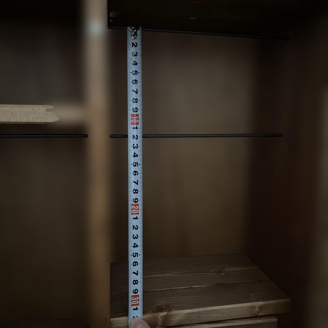 ribo　人形用木製収納ケース(引出・棚付き)　ハンドメイド　ブライス