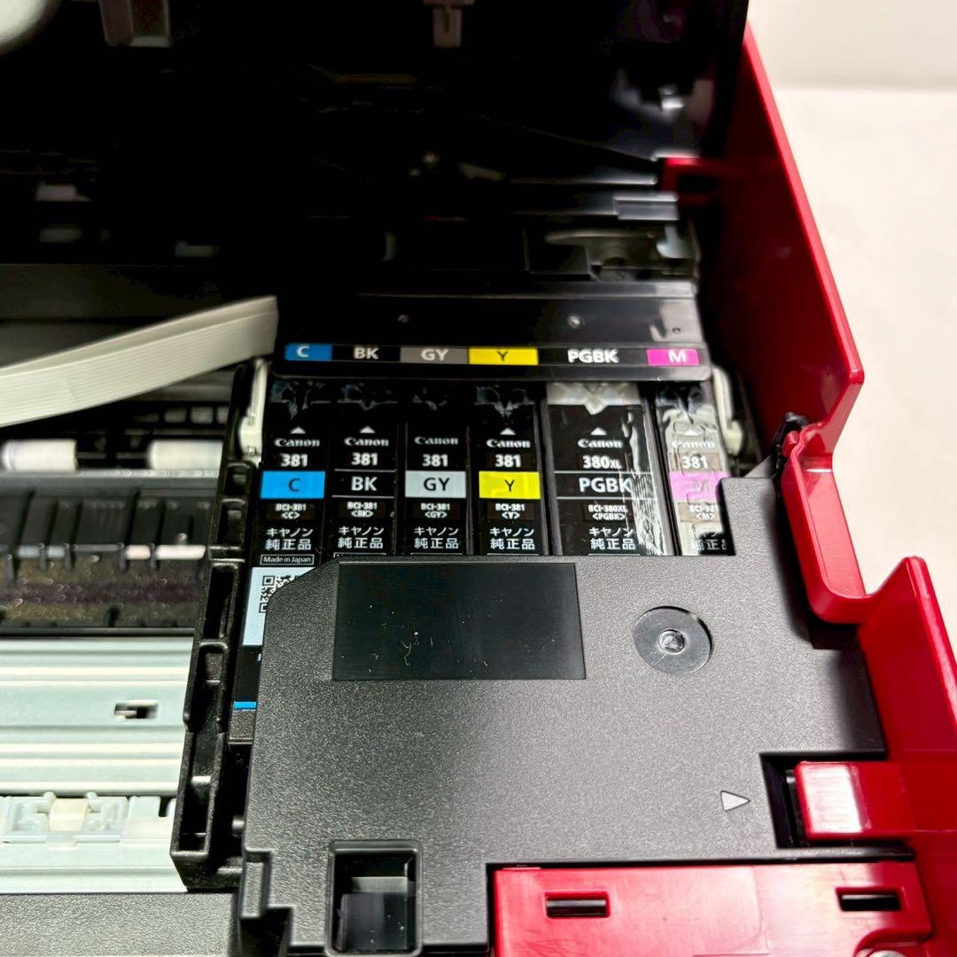 Canon インクジェットプリンター PIXUS TS8430RD （レッド）