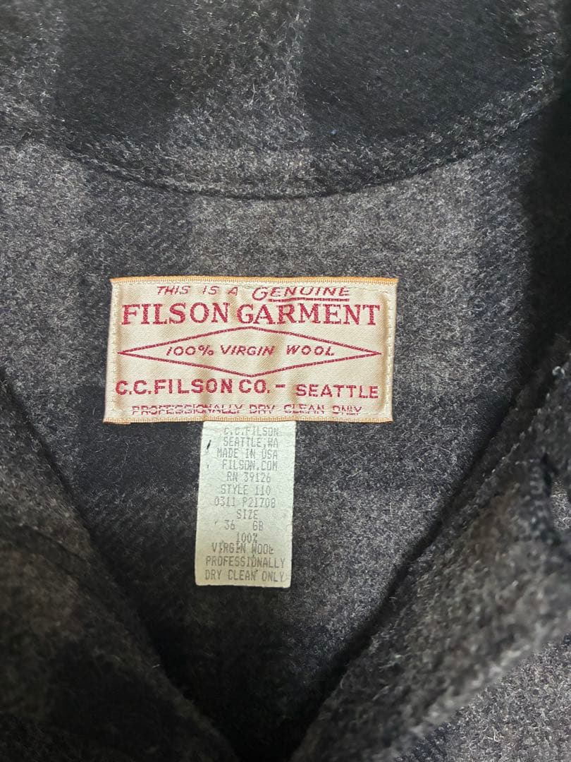 FILSON フィルソン シングル マッキーノクルーザー