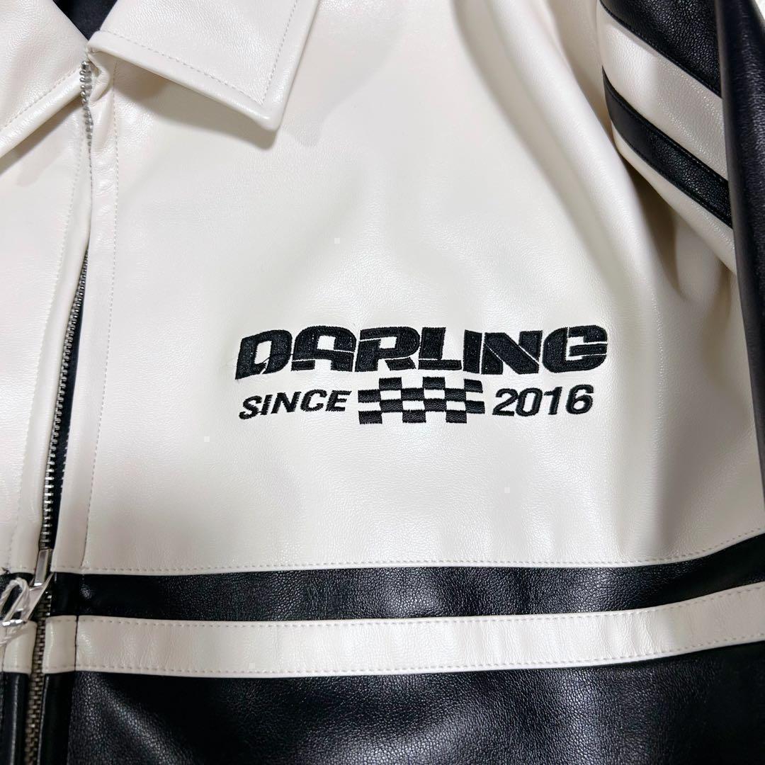 【新品希少】ダーリッチ Darich バイカラーレザースタジャン