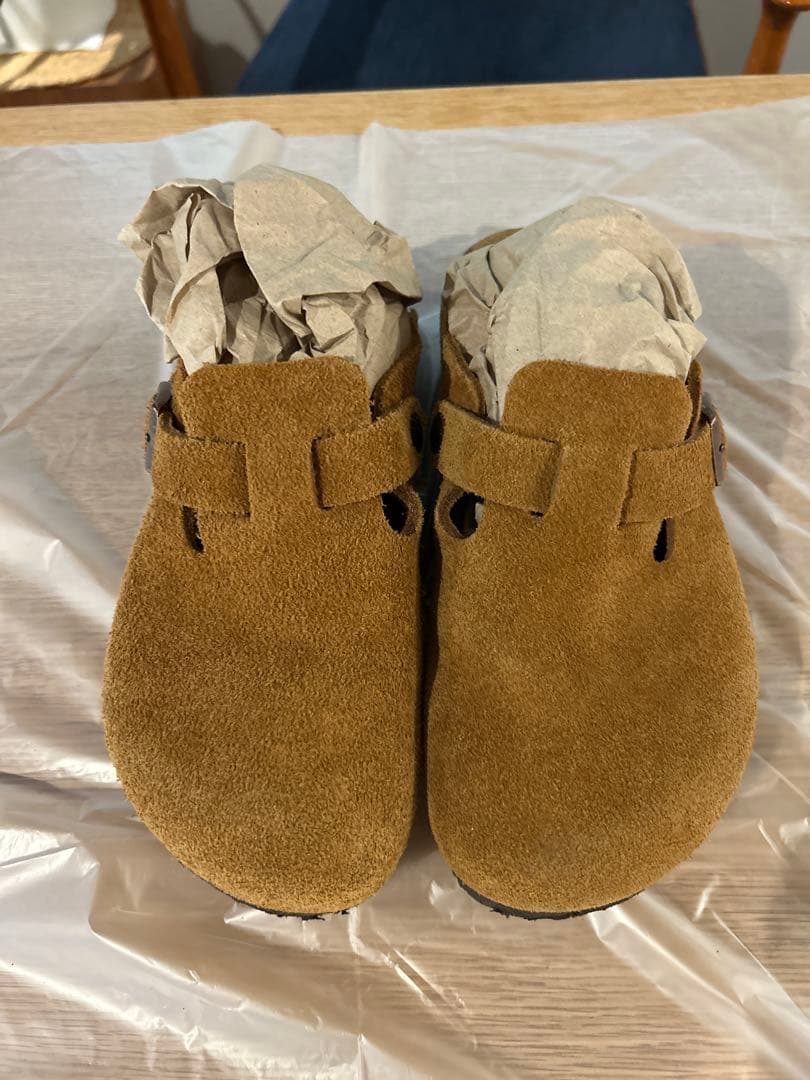 BIRKENSTOCK ボストン スエード ブラウン 22.5cm 35