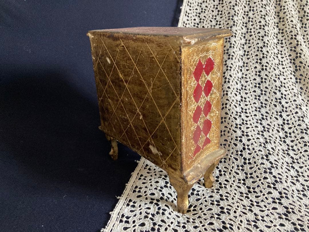 フランスアンティーク 猫脚 ミニチェスト