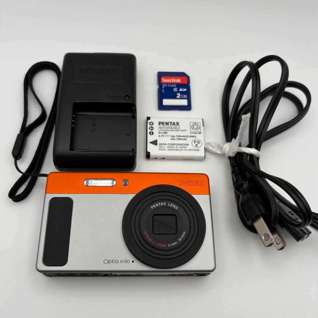 PENTAX ペンタックス Optio H90 デジカメ 美品 動作品