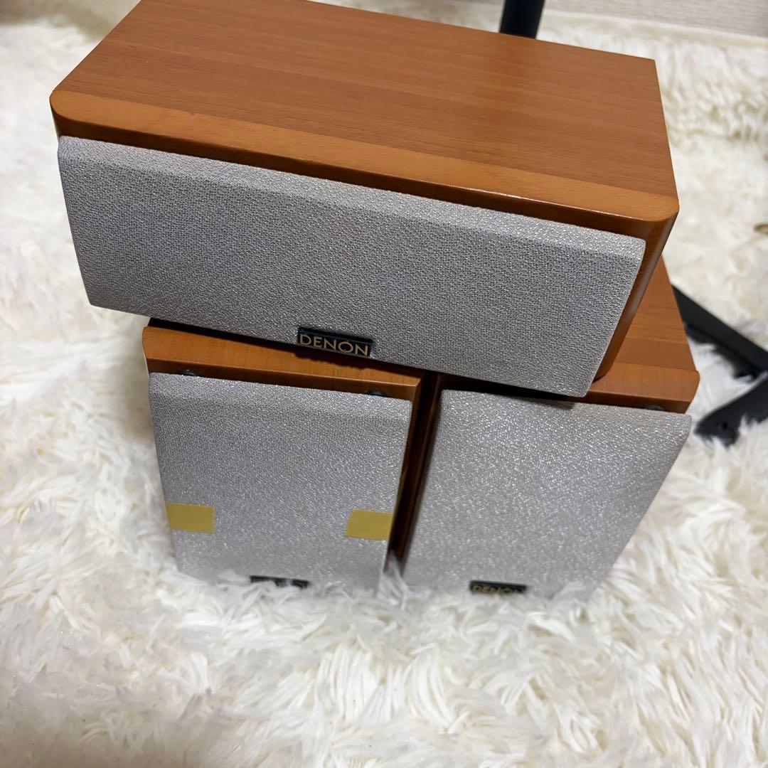 DENON サブウーファースピーカー DHT-300　スタンド付き