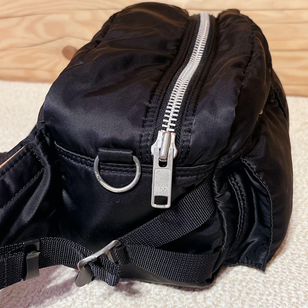 美品 PORTER ポーター タンカー ショルダー ボディバッグ 黒