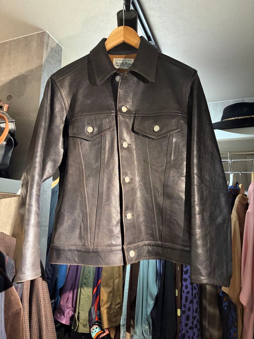 ワコマリア　レザートラッカージャケット