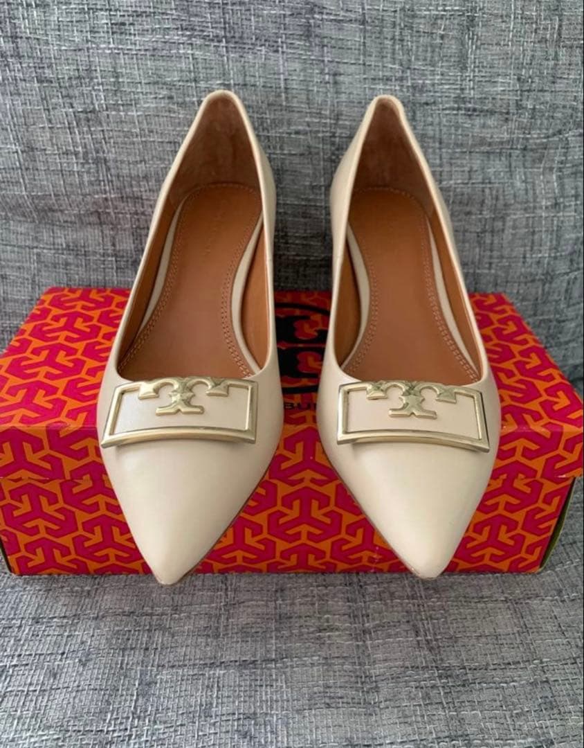 トリーバーチパンプスベージュ24,5