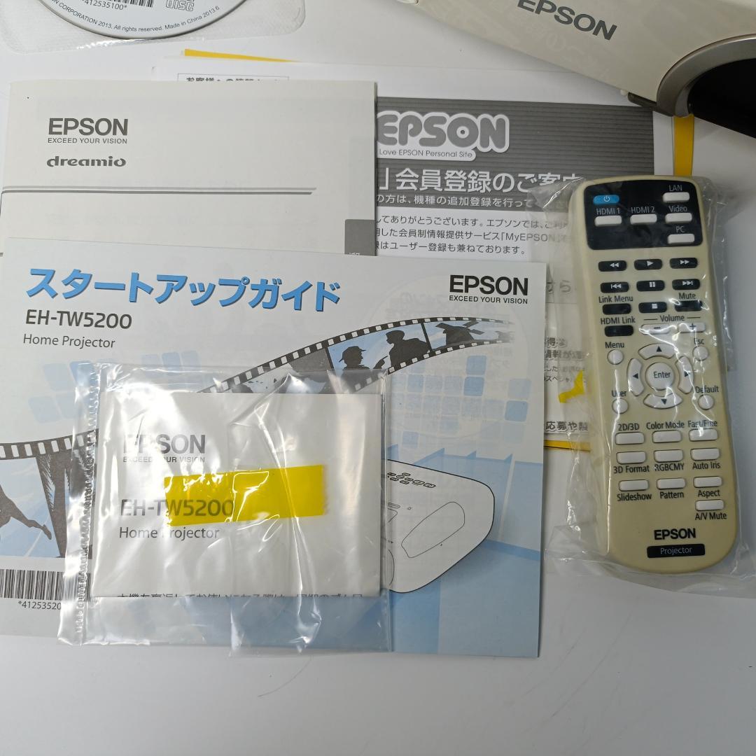 EPSON エプソン プロジェクター EH-TW5200 点灯278時間