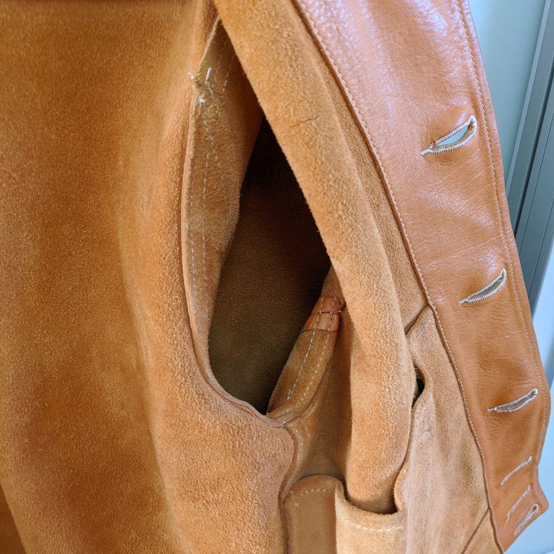 最終価格】ヌメ革ビンテージカウハイドコサックジャケット SIZE M