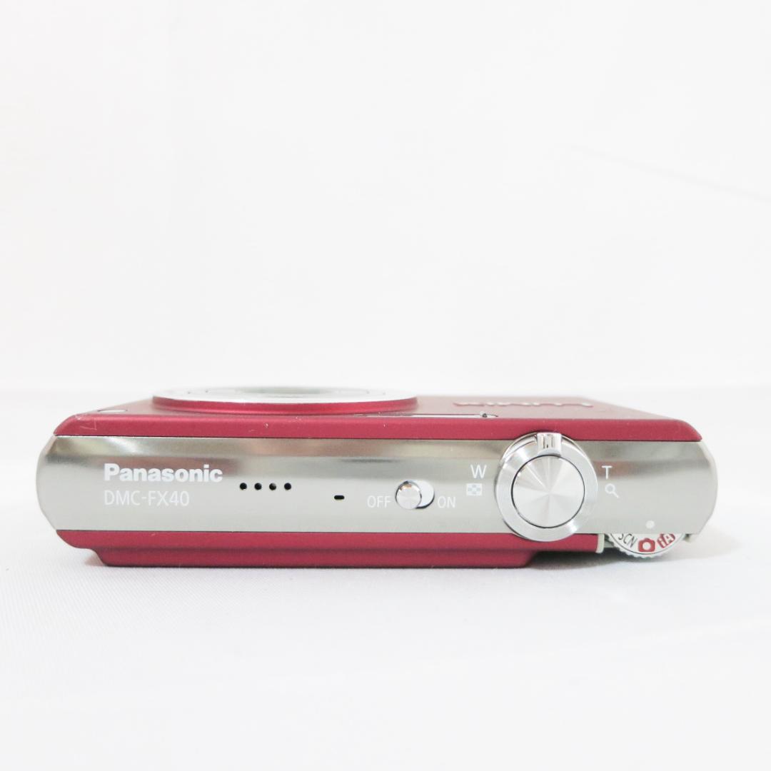 Panasonic LUMIX DMC-FX40 レッド デジタルカメラ