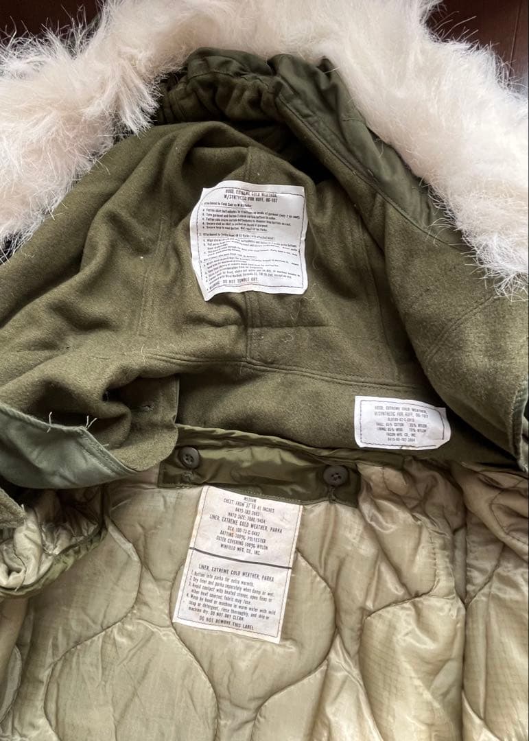 M-65 フィッシュテールパーカー フルセット(70〜80年代) M