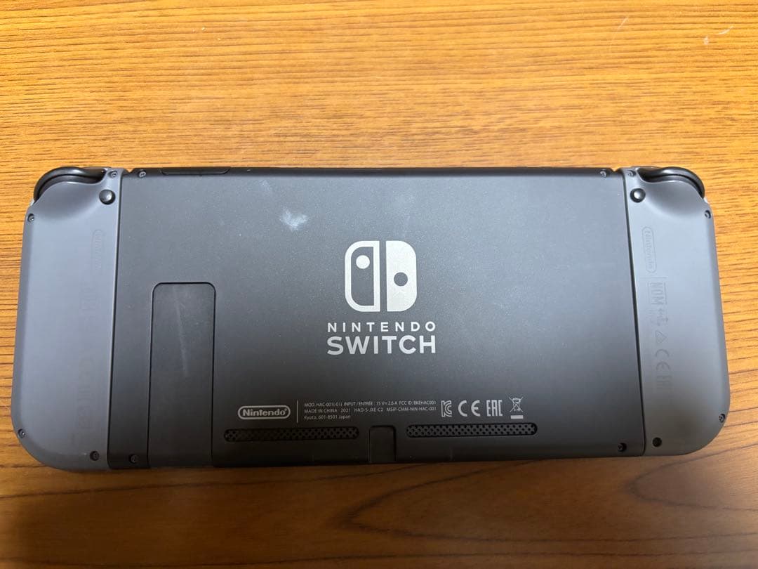 Nintendo Switch 新型 グレー 箱あり 欠品あり 動作確認済