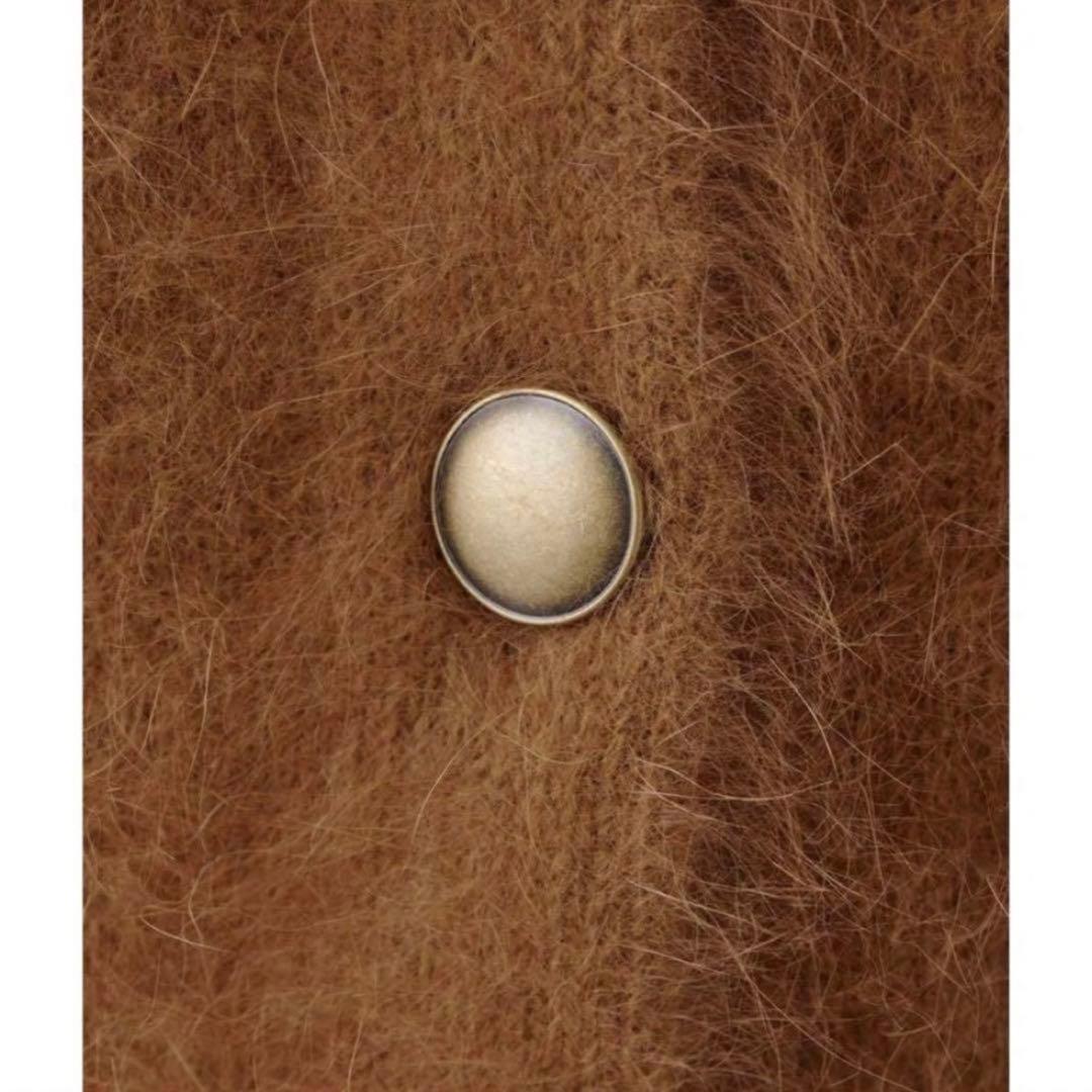 【THE PAUSE】ファーニットショートカーディガン