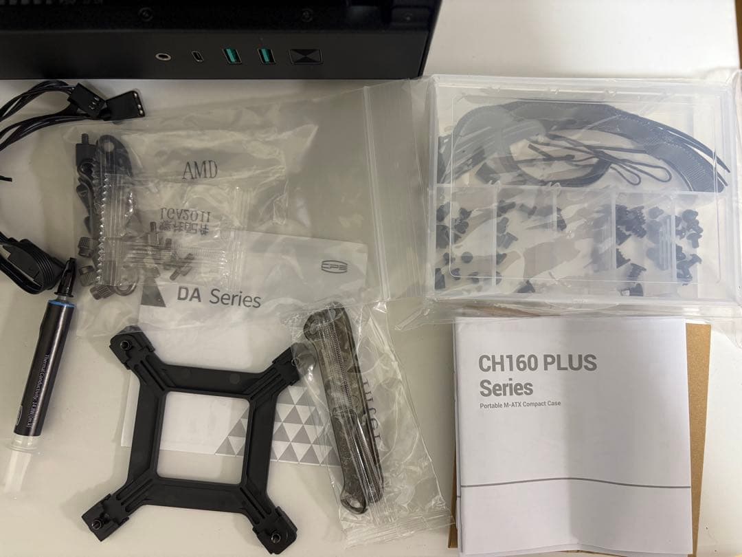 DeepCool CH160 PLUS 電源・簡易水冷クーラー付PCケース