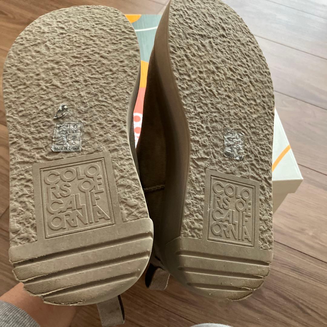 カラーズオフカリフォルニア　ブーツ　37