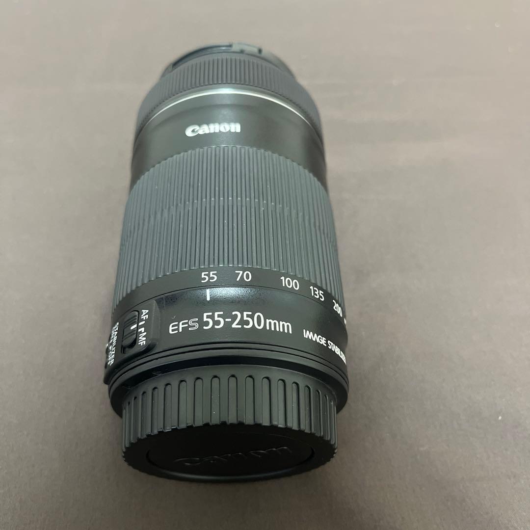 【純正】Canon EFS 55-250mm ズームレンズ　保護レンズ付