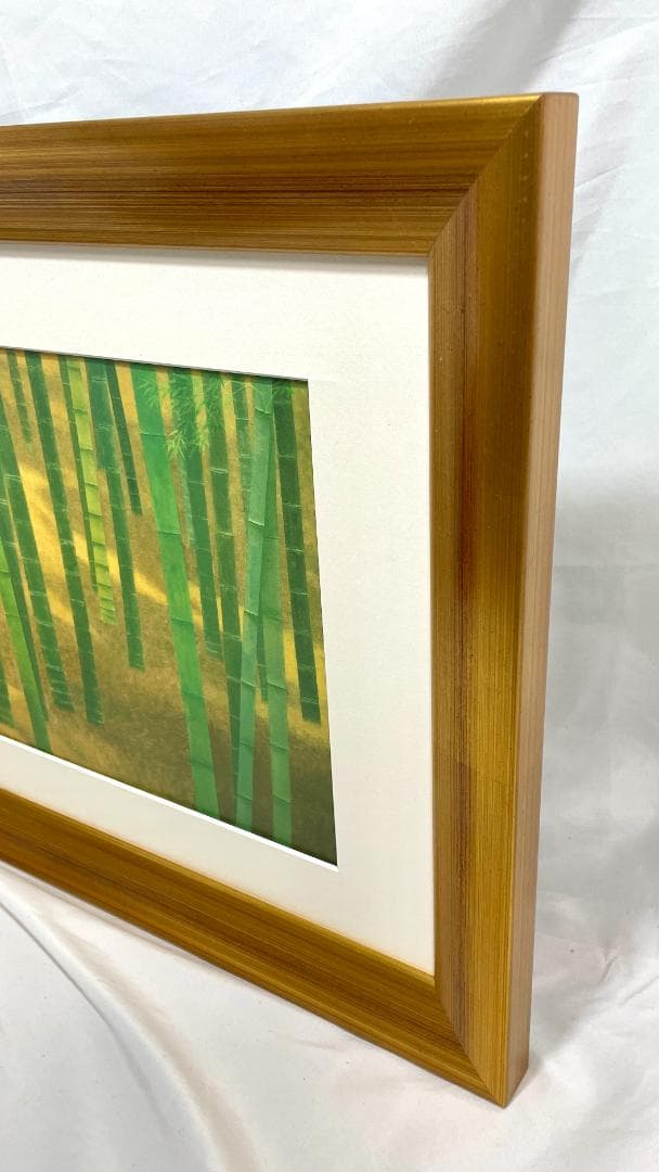 東山魁夷 『夏に入る』 複製画　豪華木製額付新品　日本画