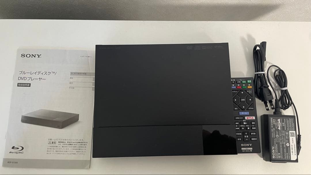 美品 SONY BDP-S1500 ブルーレイ/DVD プレーヤー
