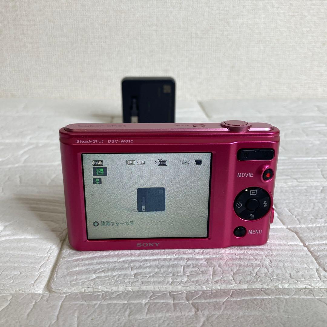 SONY デジカメ Cyber-shot DSC-W810 ピンク 動作品