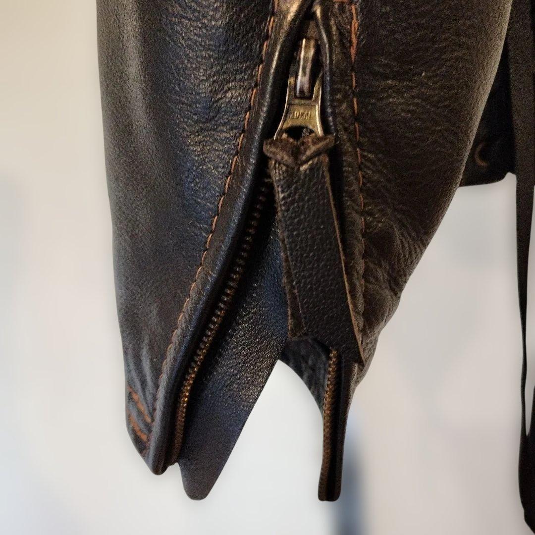 Langlitz Leathers 黒 レザー シングルライダースジャケット