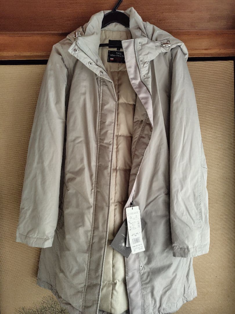 TRANS WORK　 フード付きダウン 38サイズM 新品タグ付き