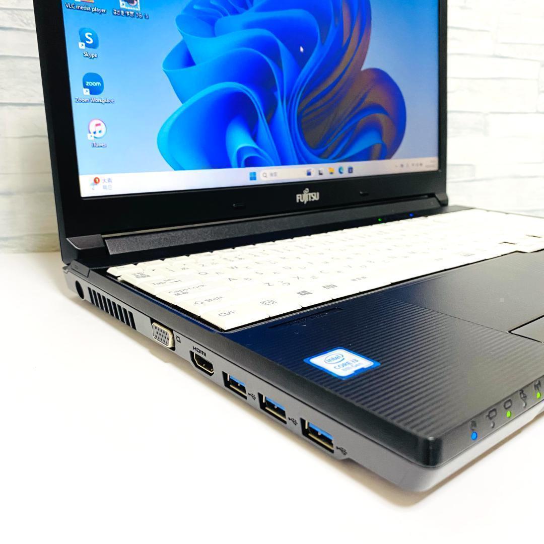 第8世代 富士通 ノートパソコン　Windows11　SSD 2018年製