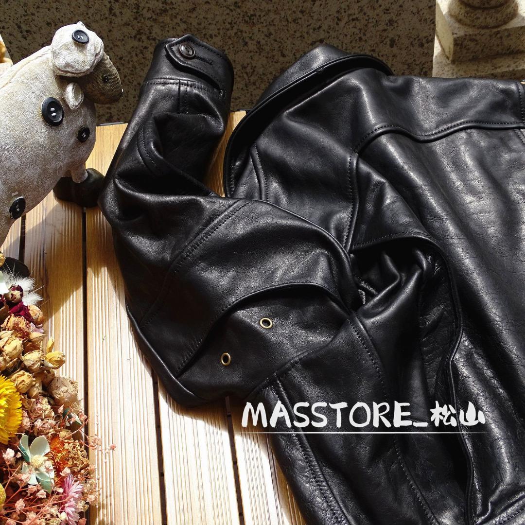 メンズ革ジャン 馬革 本革ライダースジャケット レザージャケットS-5XL