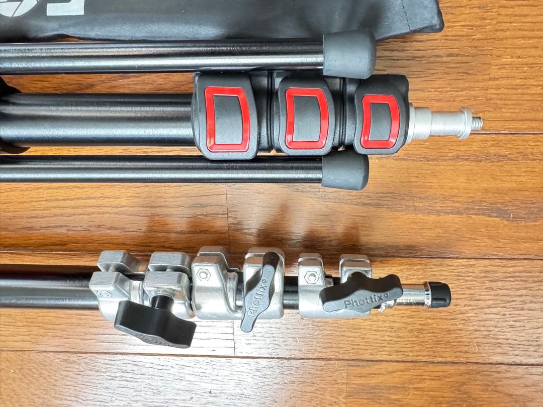 Phottix Saldo 245A&FOSOTO アルミ製三脚ライトスタンド