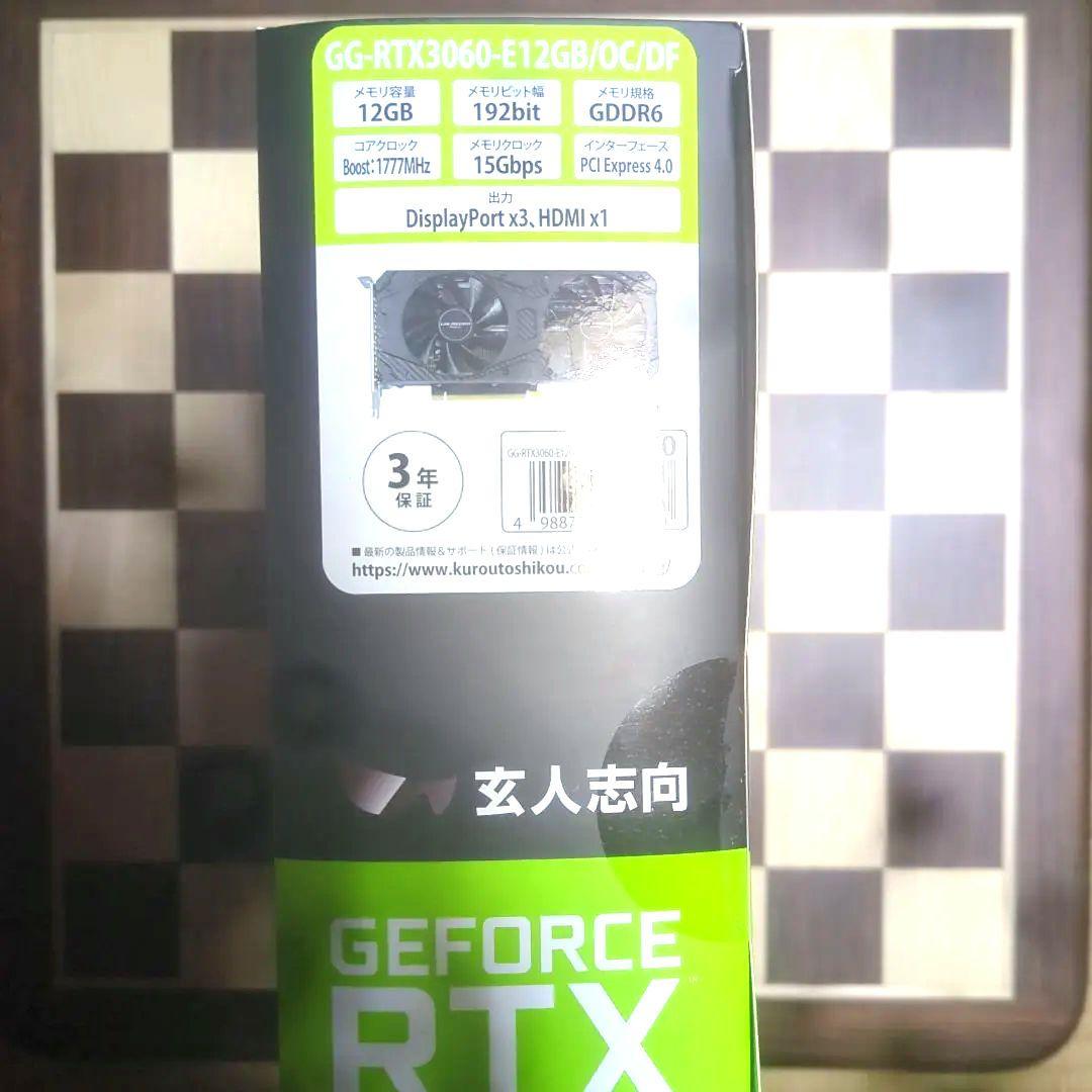 【新品未開封品】GEFORCE RTX 3060 12GB GALAKURO