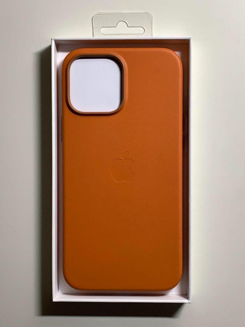 【新品】純正 iPhone 13 Pro Maxレザーケース・ゴールデンブラウン