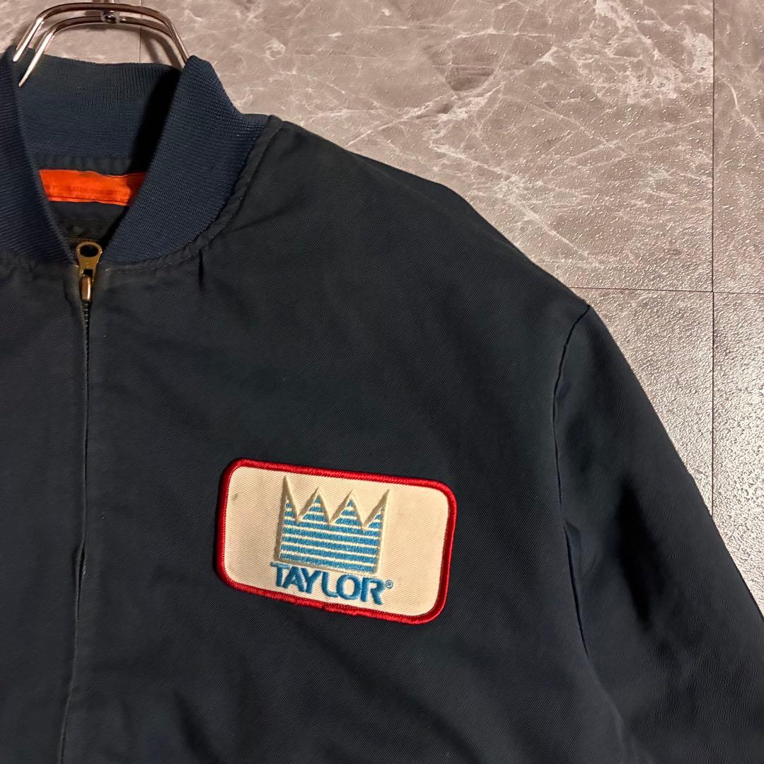 90s【USA製】CINTAS スーベニアジャケットワーク ビッグ刺繍ライナー付