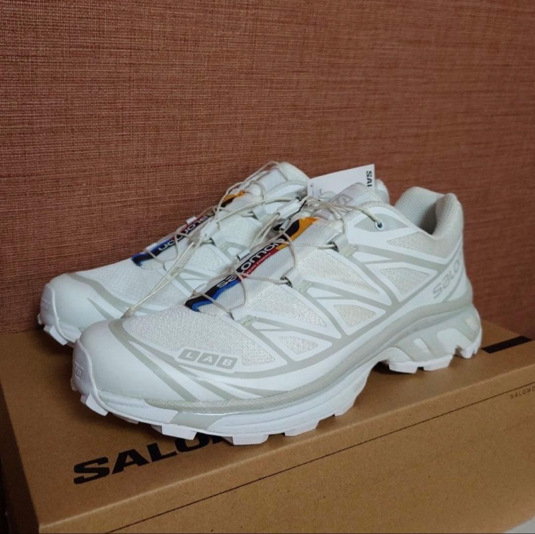 Salomon xt6 adv 白　ホワイト