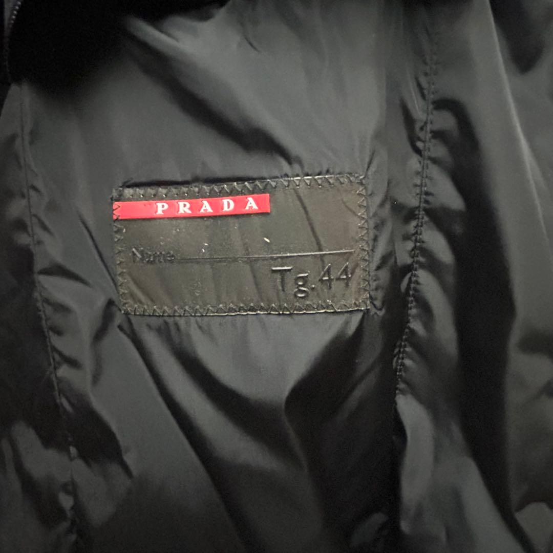 プラダスポーツ アーカイブ フーデッド ナイロン ダウンジャケット
