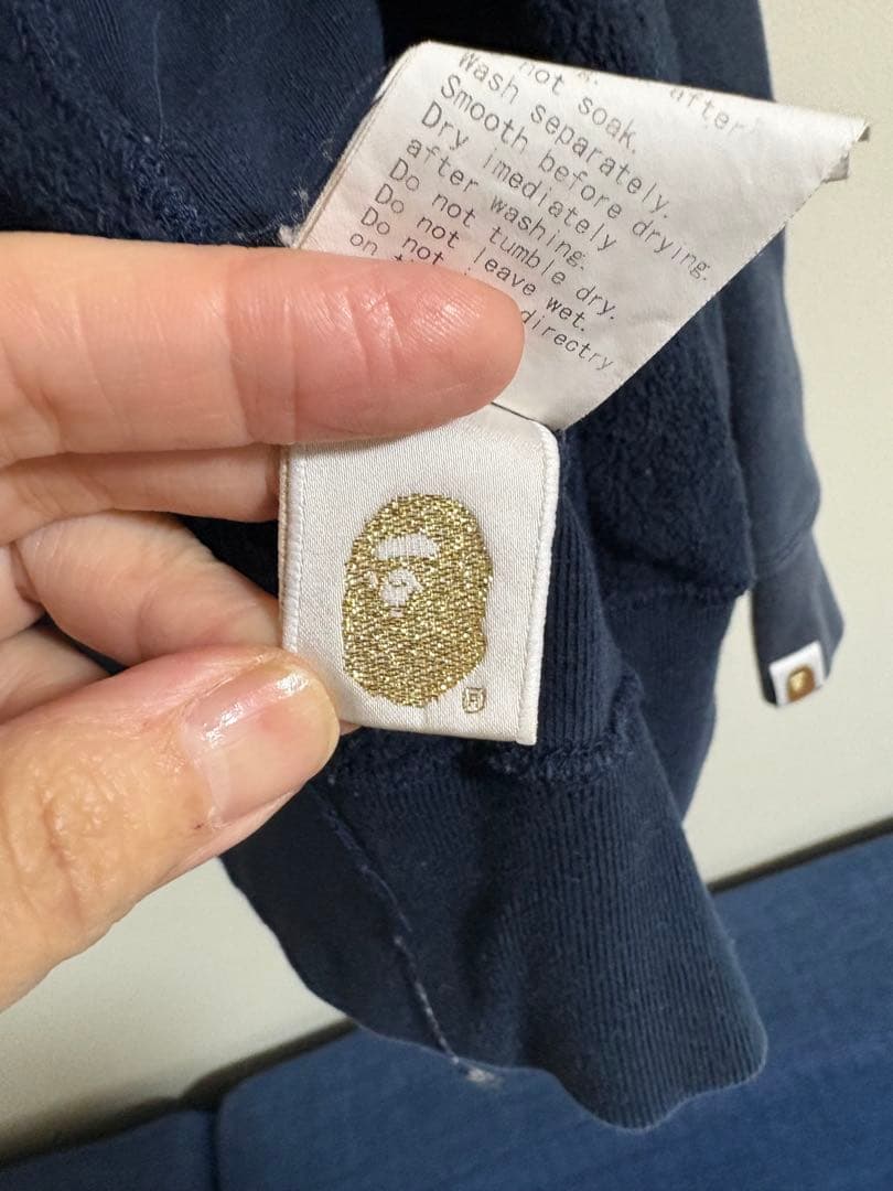 133-A BATHING APE classicsマリオ BAPE パーカー