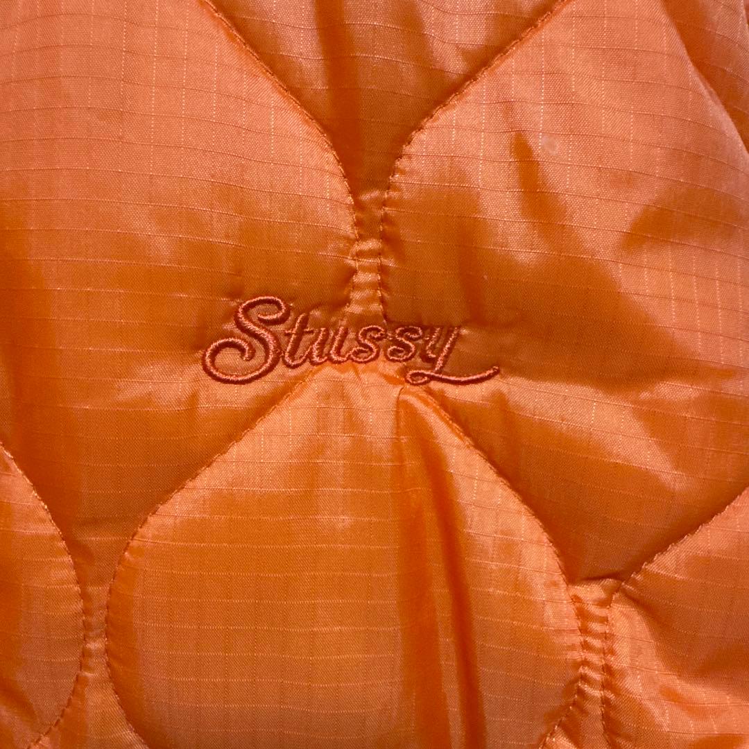 STUSSY ステューシー 刺繍キルティングジャケット ブルゾン