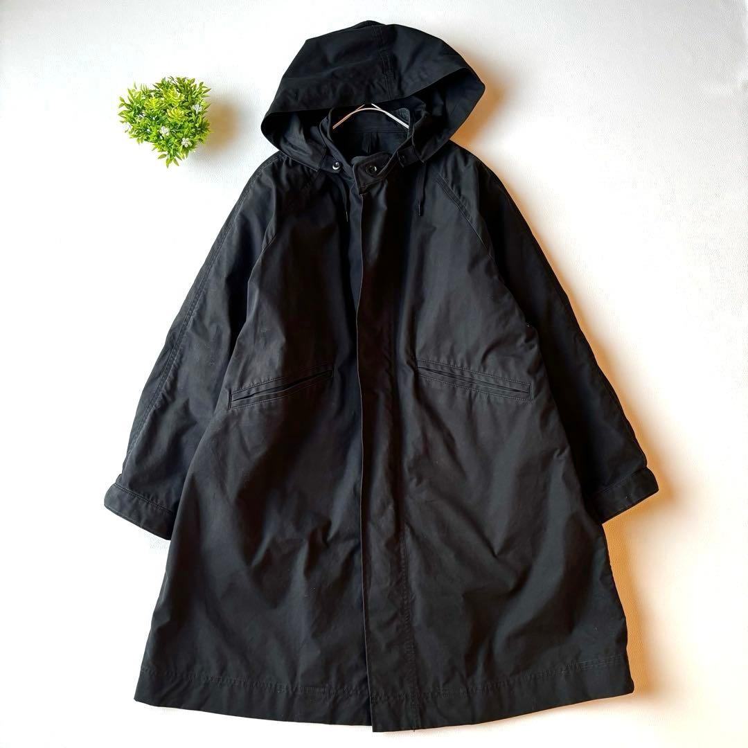 MHL. モッズコート フーディ　ダウンライナー付き　3way ブラック