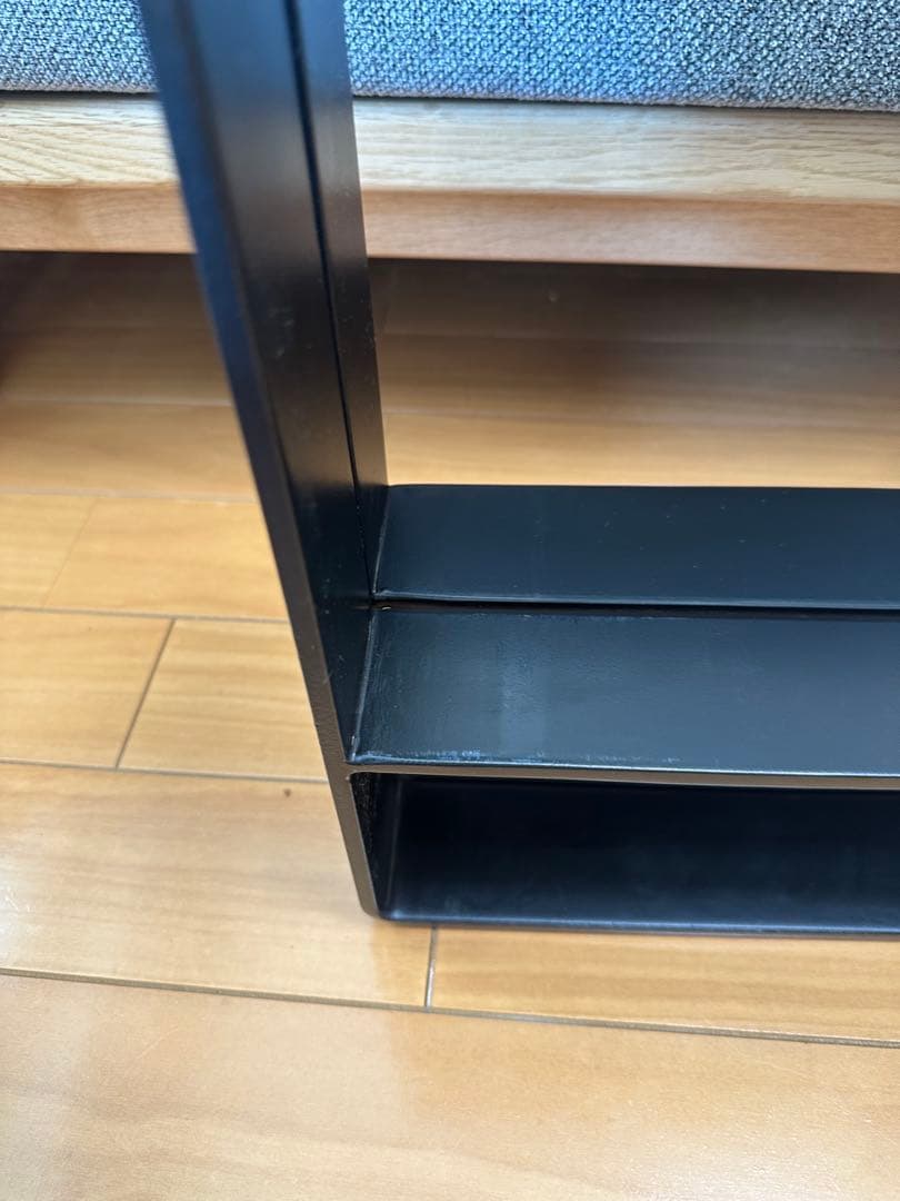 カナデモノ THE LEGS テレビボードBlack Steel