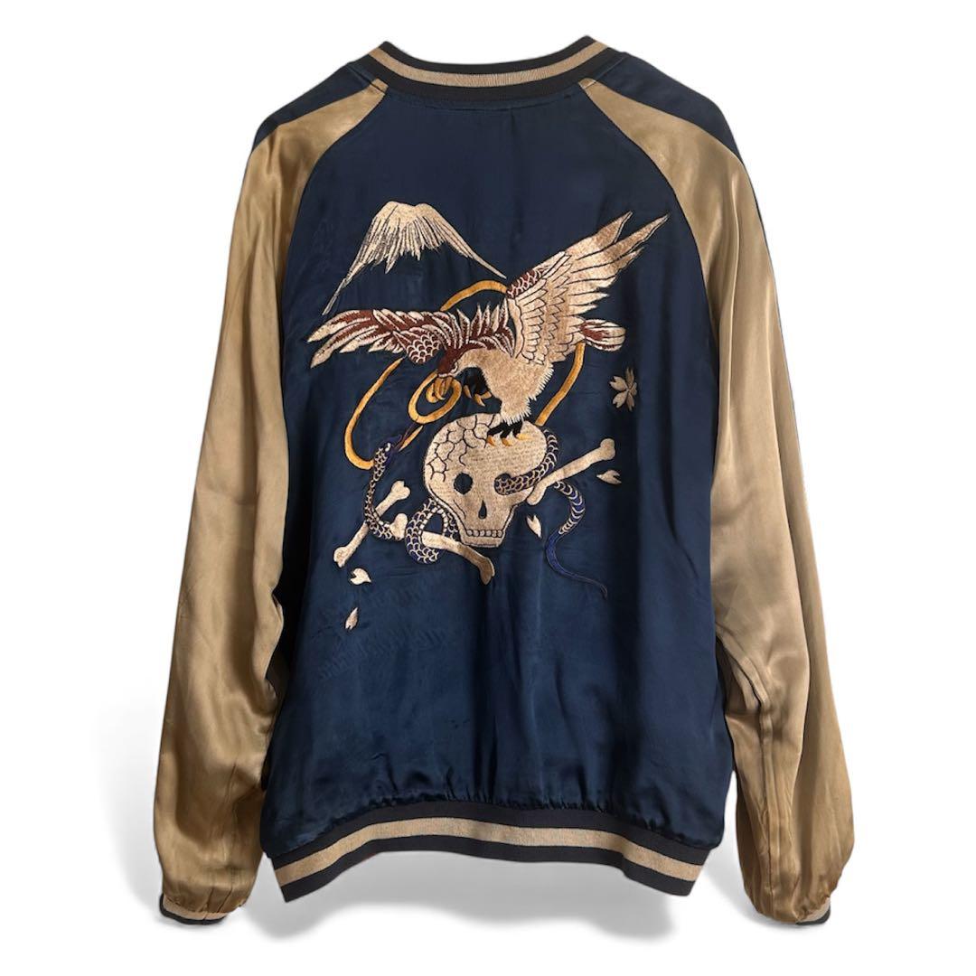 Pin-Ball ピンボール リバーシブル スカジャン XL メンズユニセックス