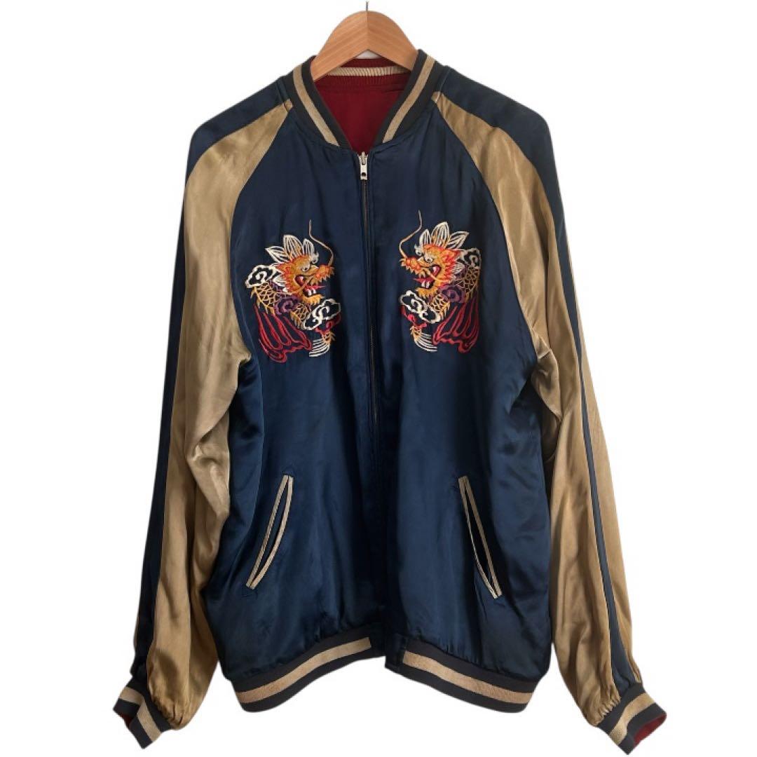 Pin-Ball ピンボール リバーシブル スカジャン XL メンズユニセックス