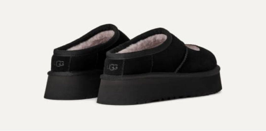 UGG ブラック スリッポン ムートンブーツ