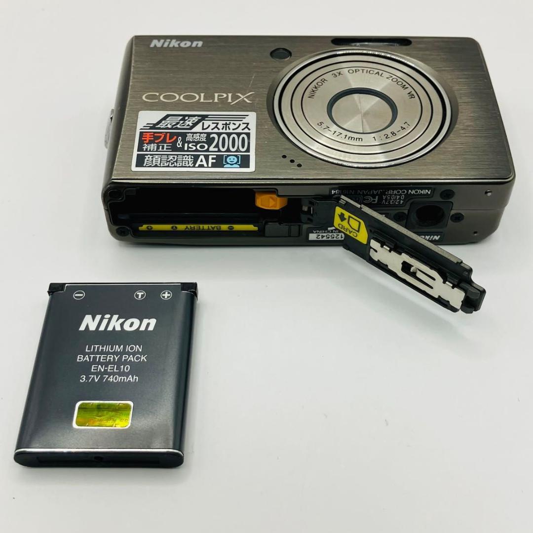 Nikon COOLPIX S500 コンパクトデジタルカメラ ニコン ブラック