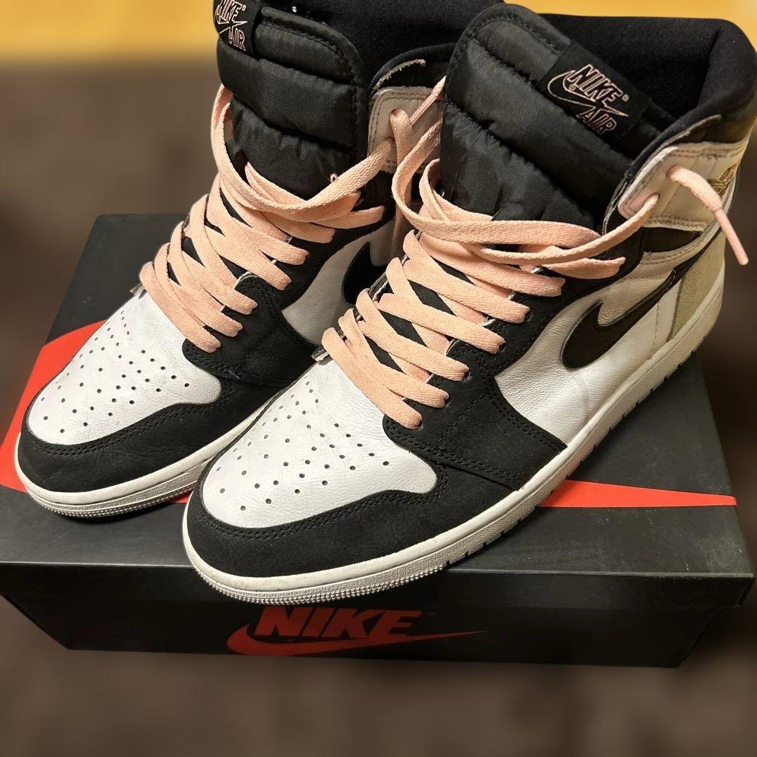 貴*子様 Air Jordan 1 High OG \"Bleached Cora