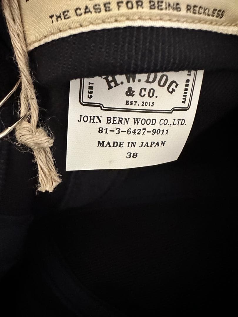 W.DOG & CO. ネイビー ワークキャップ