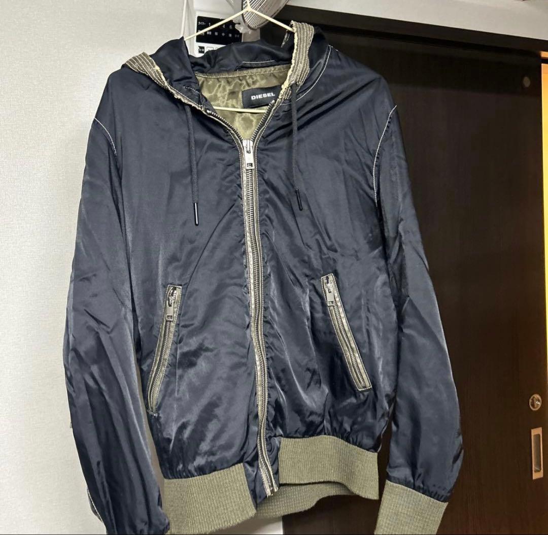 希少 DIESEL ナイロンパーカー archive y2k あおば 着用y2k