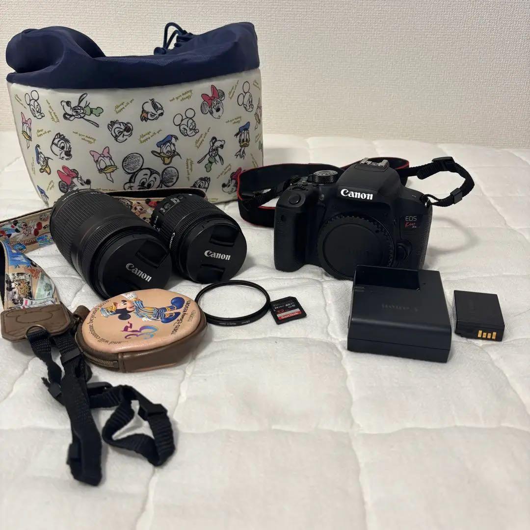 【週末SALE】Canon EOS Kiss X9i ダブルズームキット 付属有