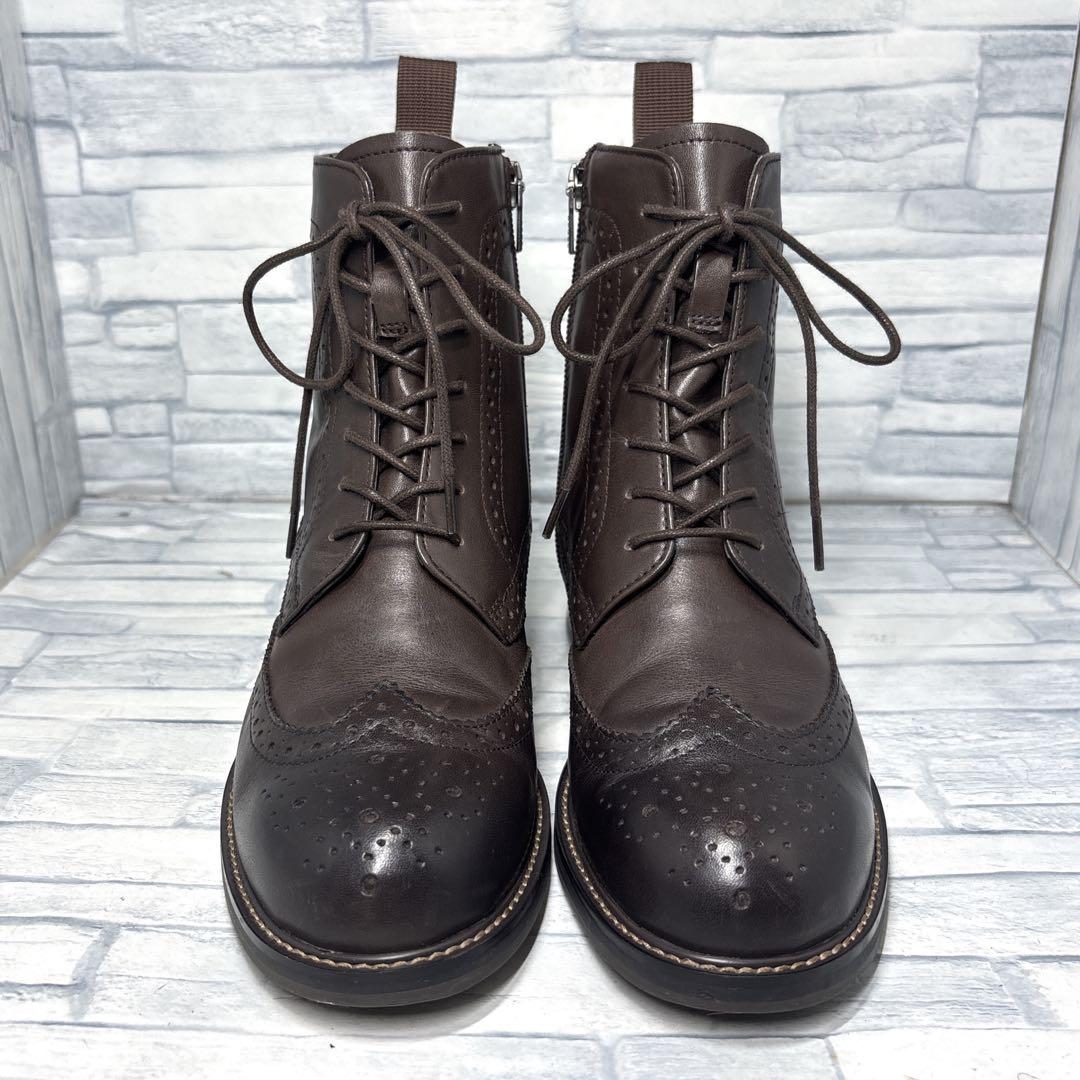 ✨極美品✨リーガル レースアップブーツ ゴアテックス ダークブラウン 23cm